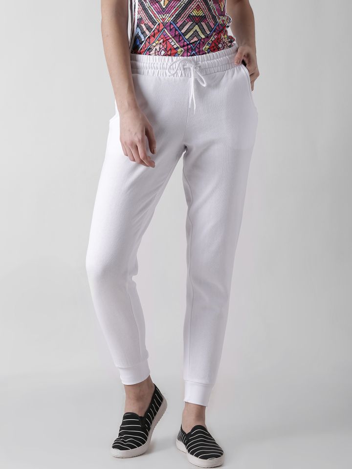 Forever 21 white joggers store