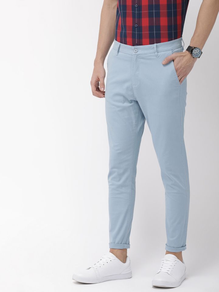 Blue chinos matching shirt hotsell