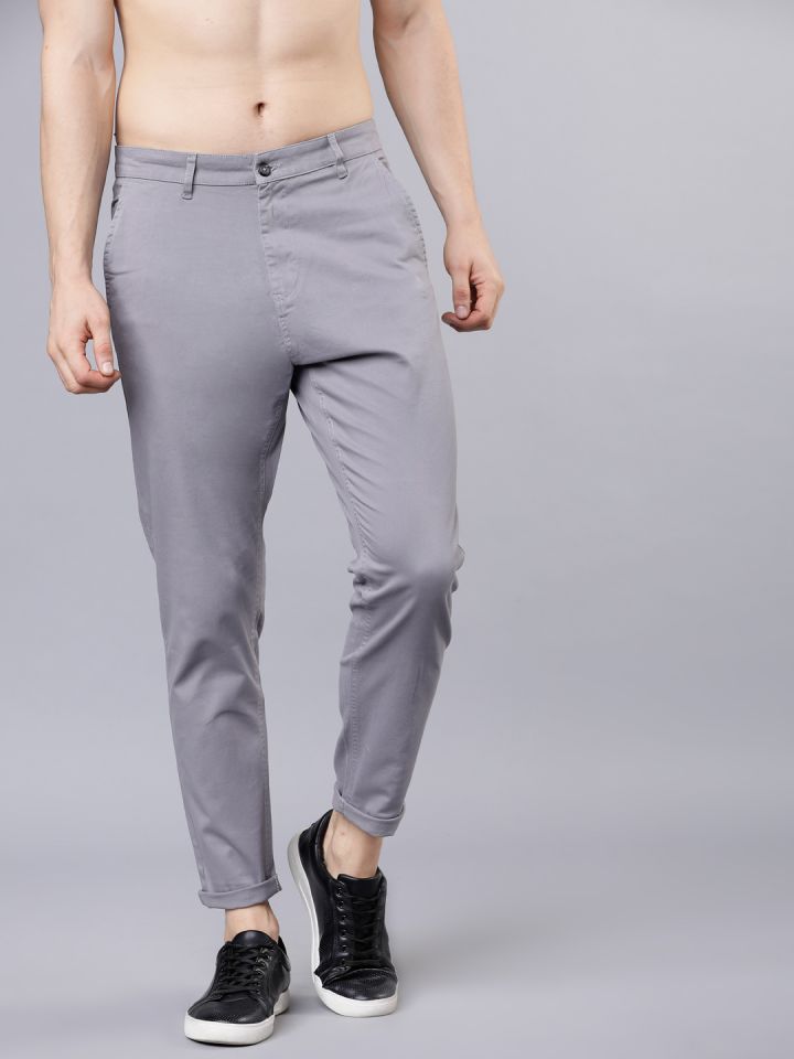Mens 512 Grey Slim Tapered Trousers