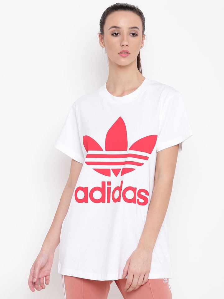 Adidas originals women's trefoil cheap tee
