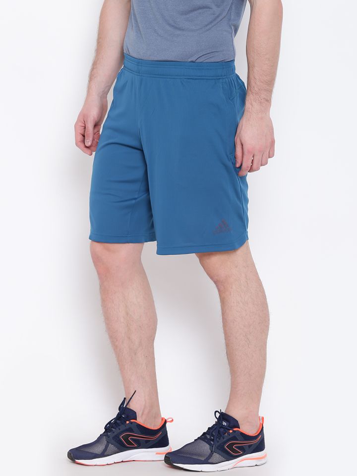 ADIDAS Men Teal Blue 4KRFT Climachill Sports Shorts