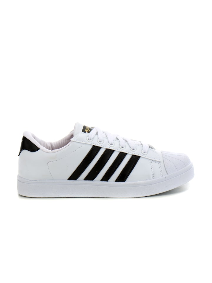 sparx white casual shoes