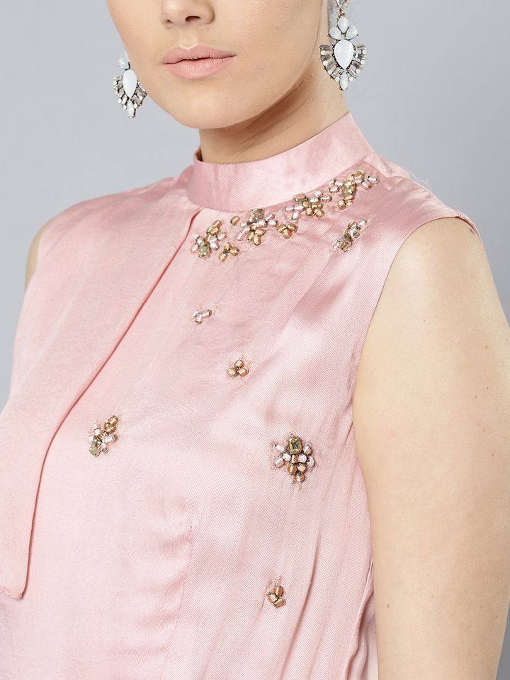 Buy Twelve Am Pm Women Pink Embellished Layered A Line Dress Dresses For Women 3890376 Myntra What do am and pm mean on a clock?