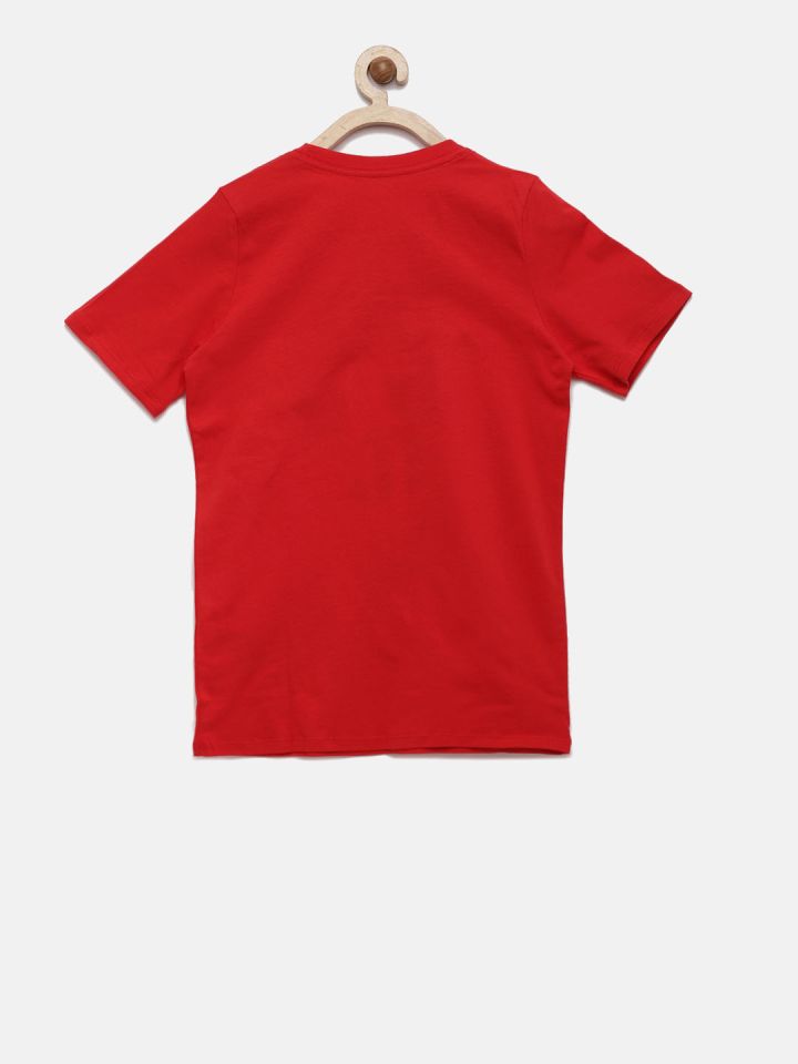 Red nike sales t shirt