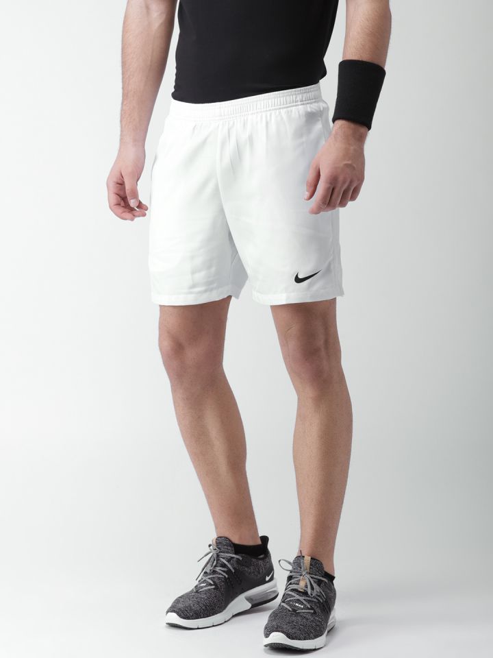 Mens white nike tennis shorts sales