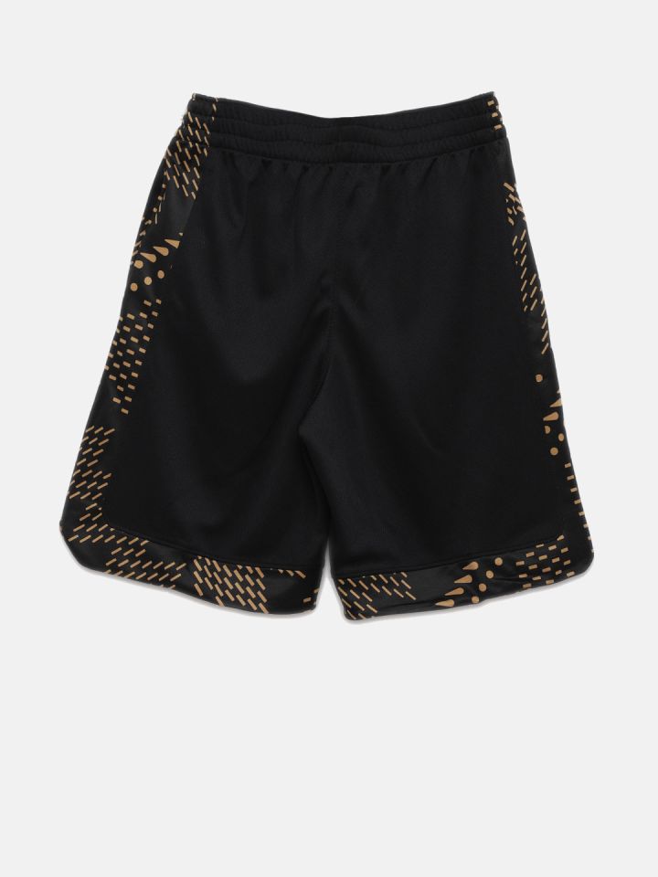 Buy Nike Boys Black Printed Lebron B NK Regular Fit Sports Shorts