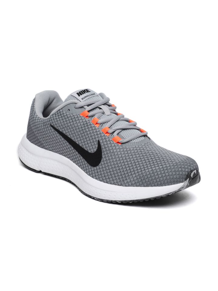 nike runallday grey running shoes
