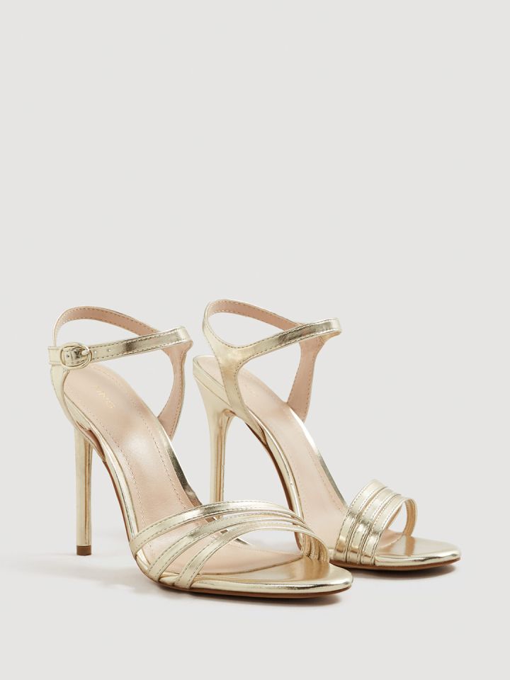 Mango gold heels outlet