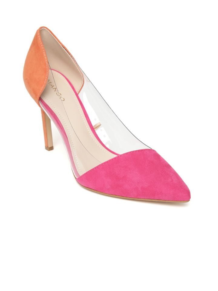 pink and orange heels
