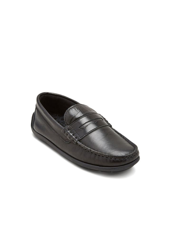 next Boys Black Loafers