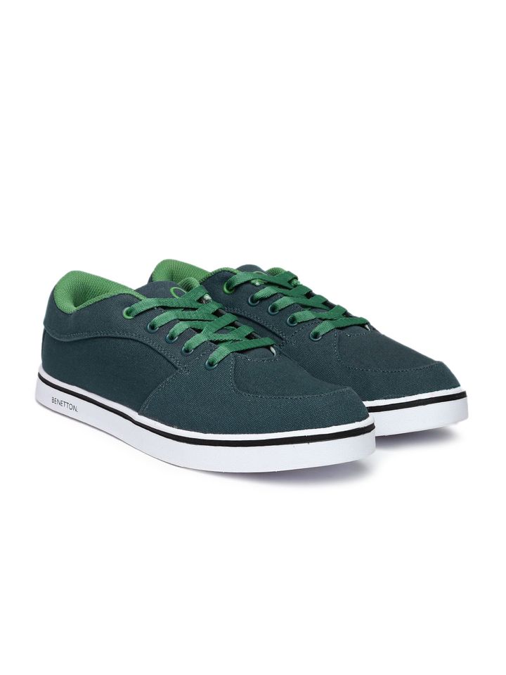 united colors of benetton men navy blue sneakers