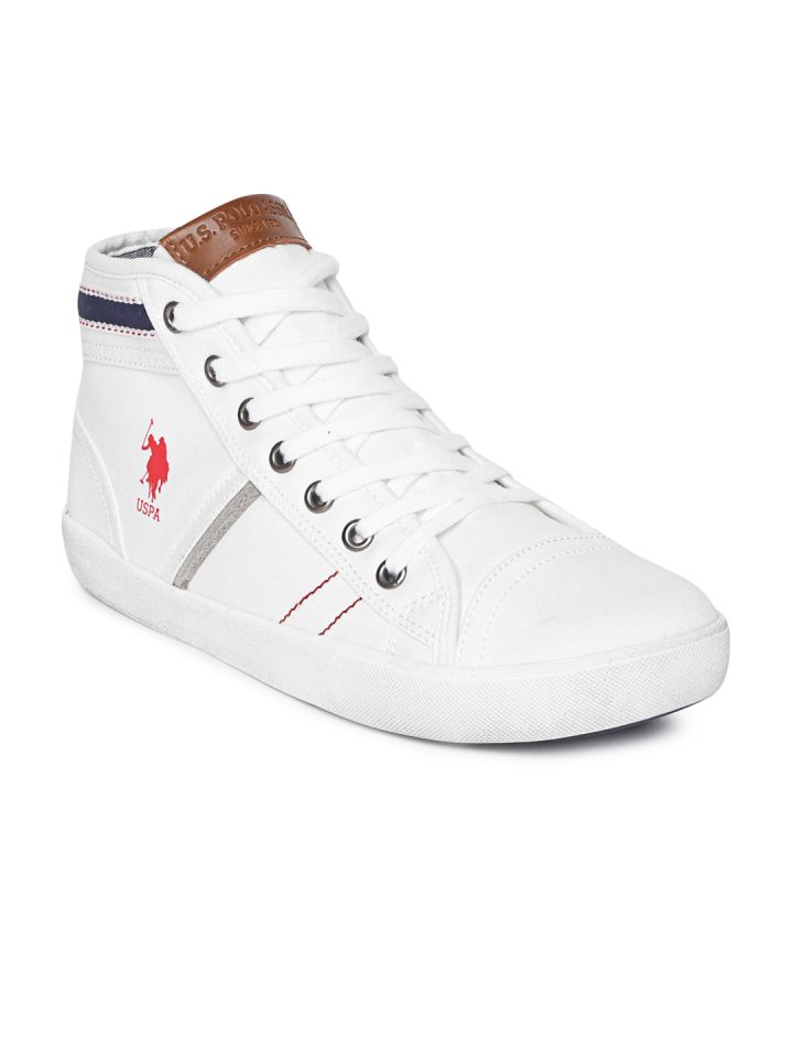 us polo high top sneakers