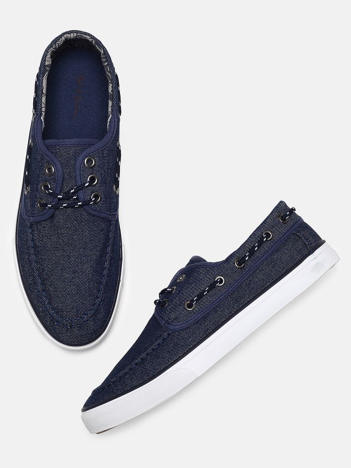 Buy Mast Harbour Men Navy Blue Boat Shoes Casual Shoes for Men