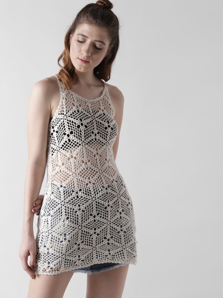 White crochet clearance dress forever 21