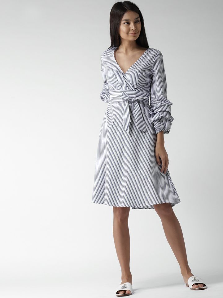 Forever 21 new arrivals striped wrap dress
