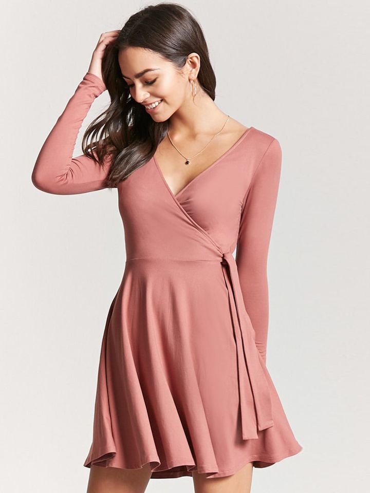 Forever 21 mauve dress 2025