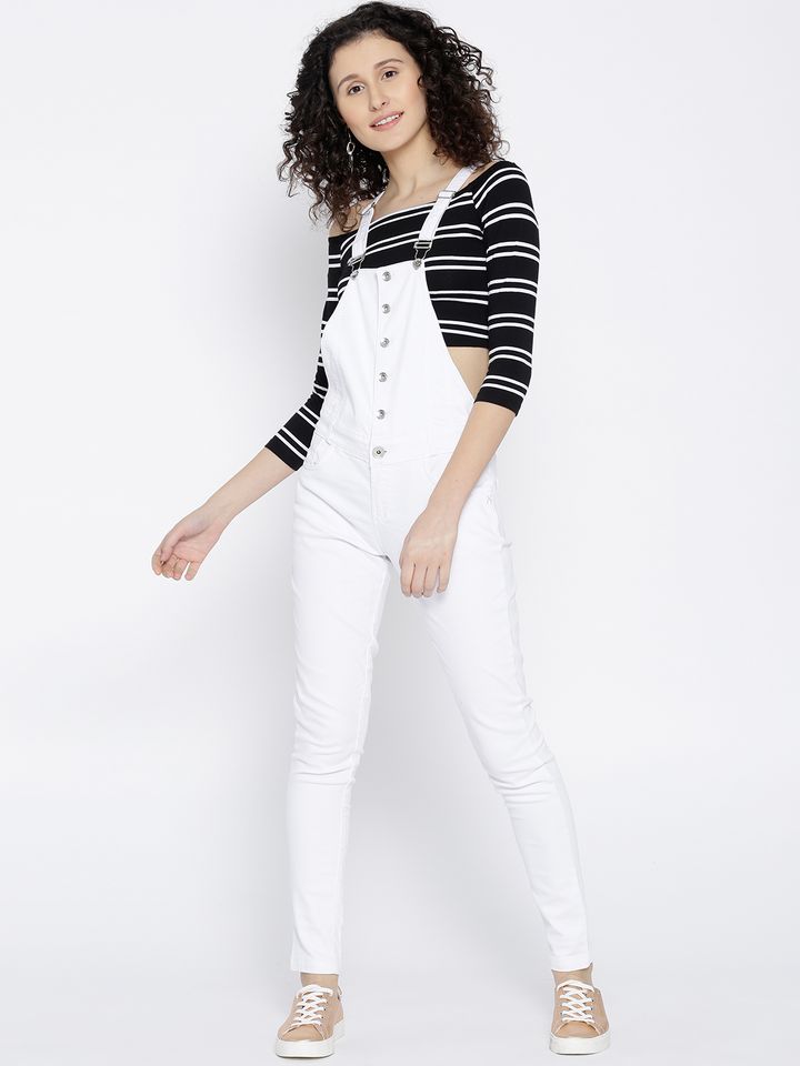 dungaree dress myntra