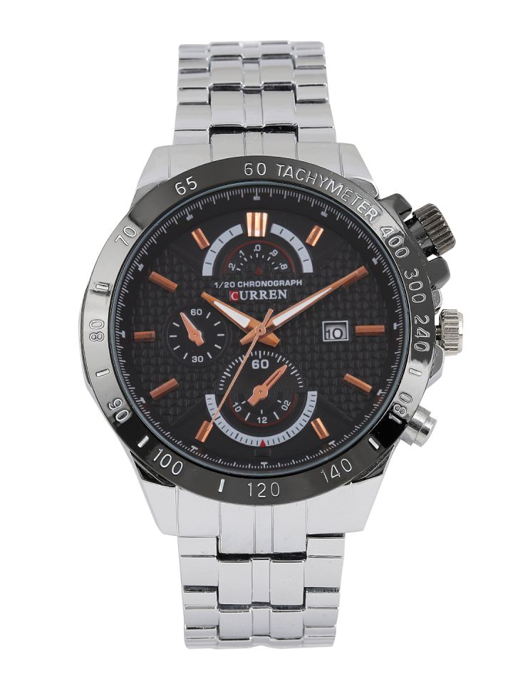 Buy Curren Men Black Analogue Watch 8148 Watches for Men