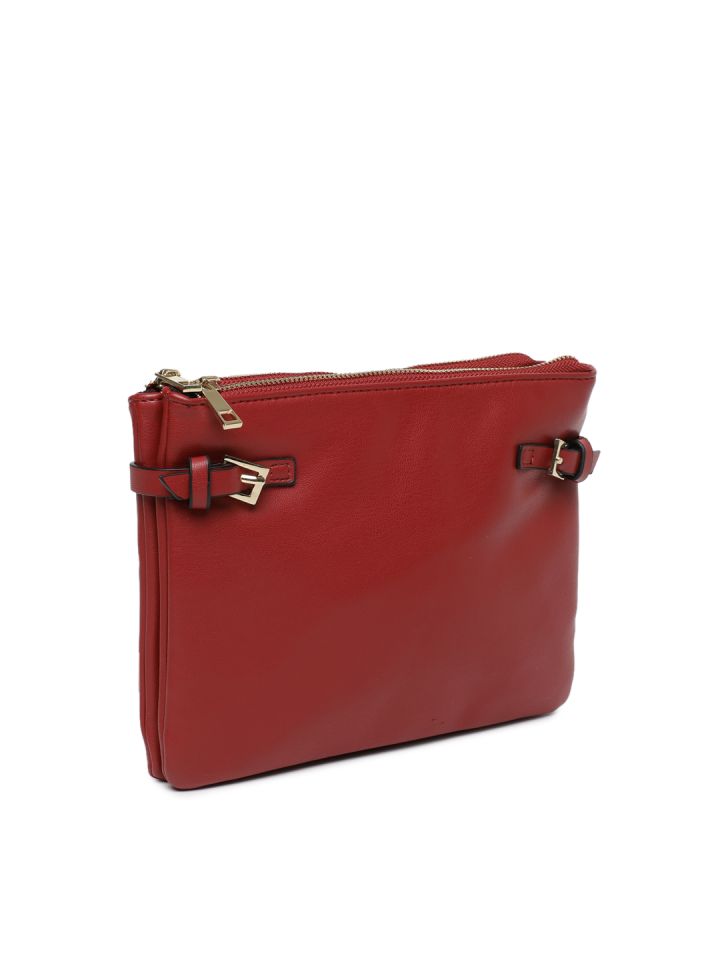 Buy FOREVER 21 Red Solid Sling Bag Handbags for Women 4330724