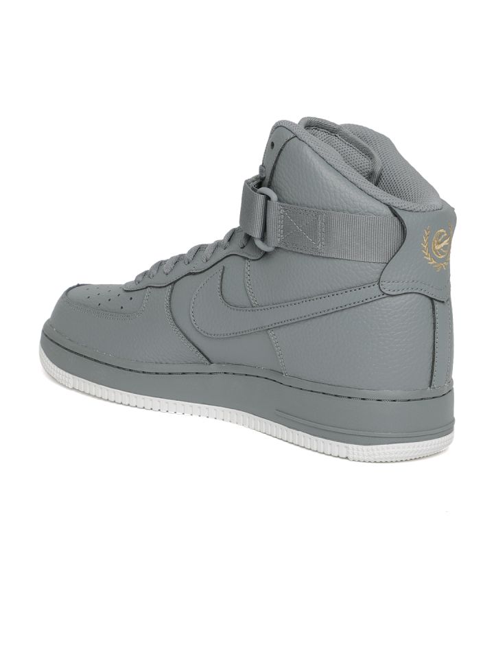Grey nike best sale high top sneakers