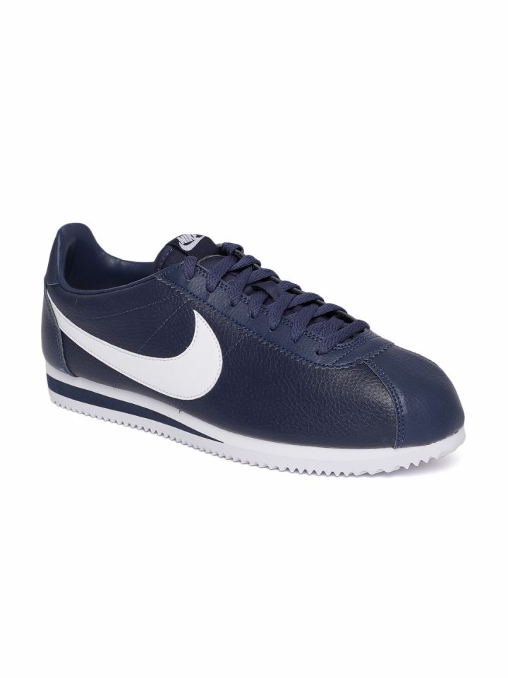 Nike cortez 2025 leather navy