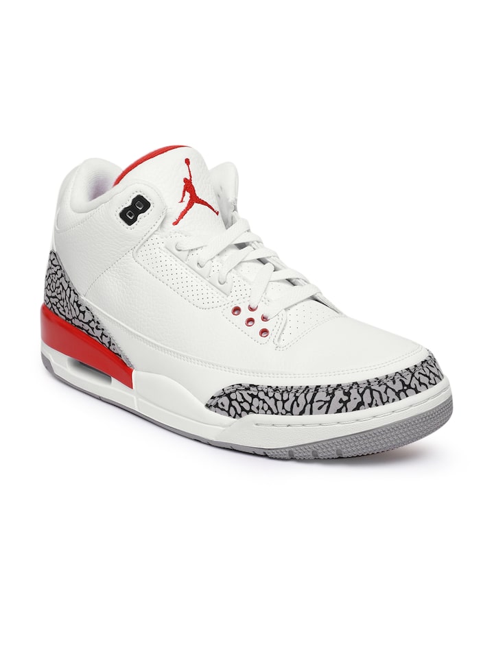 Buy Nike Men White Air Jordan 3 Retro 
