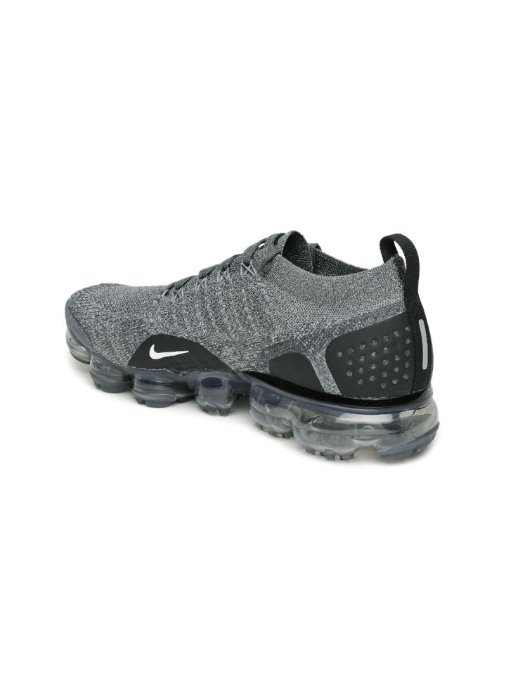 Nike Women Grey AIR VAPORMAX FLYKNIT 2 Running Shoes
