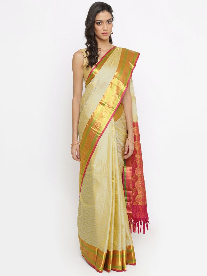Myntra Kanjivaram Saree 2024 www.oursavior gr