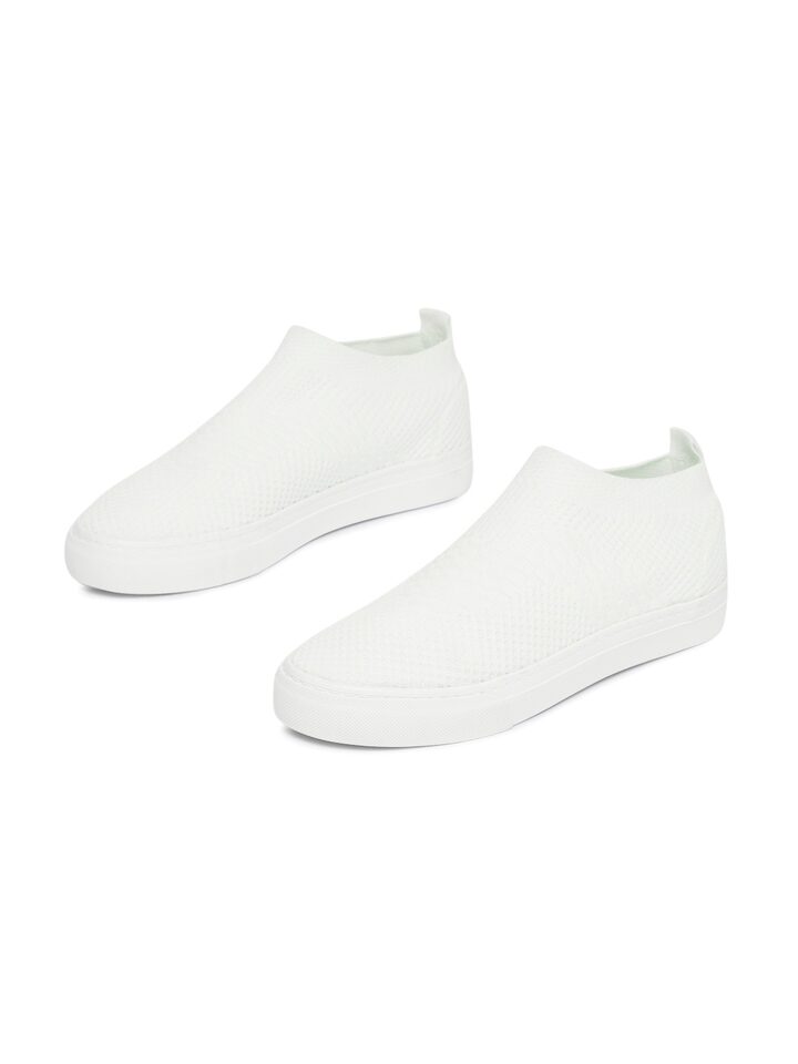 comfortable white slip on shoes