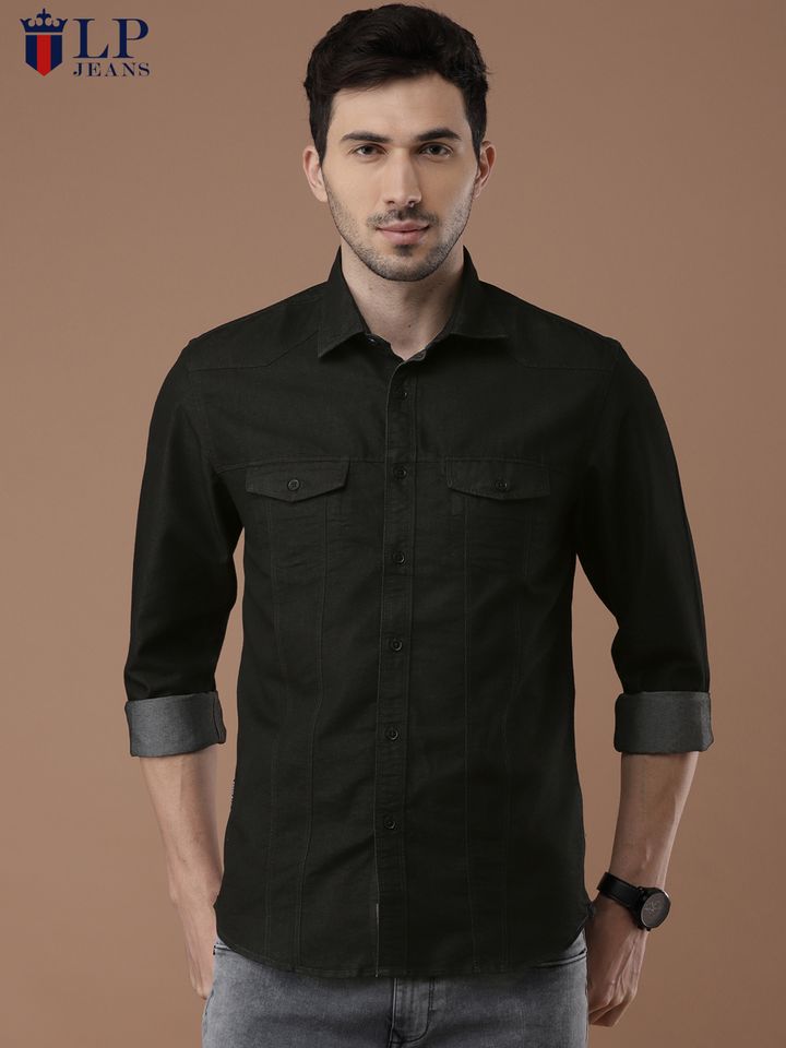 Louis Philippe Black Shirt Hotsell, 50 