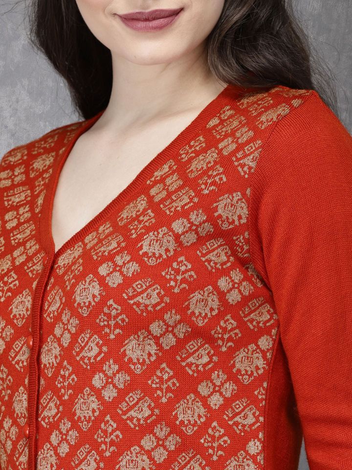 printed cardigan for ladies