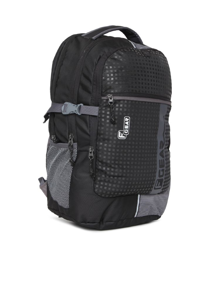Buy F Gear Unisex Black Solid Backpack Backpacks for Unisex