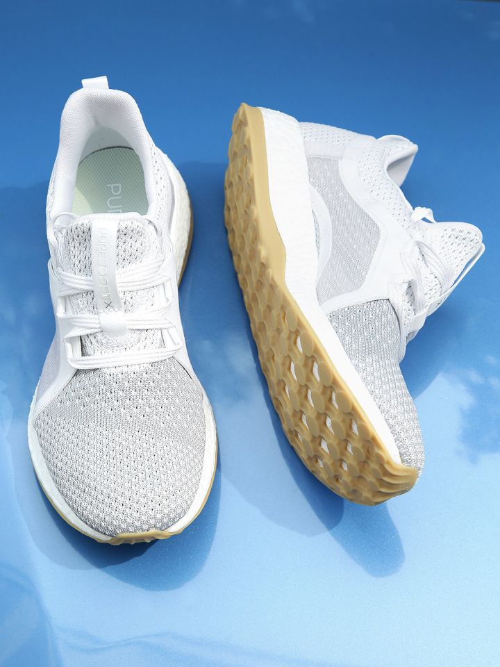 ADIDAS Women White Grey Pureboost X Clima Running Shoes