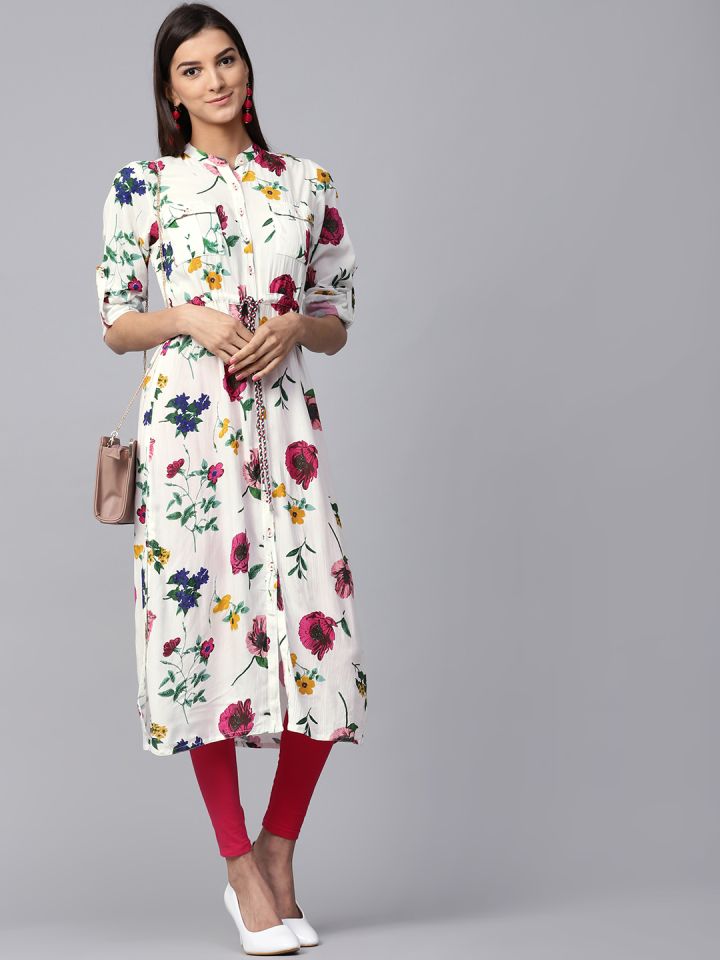 floral print kurtis