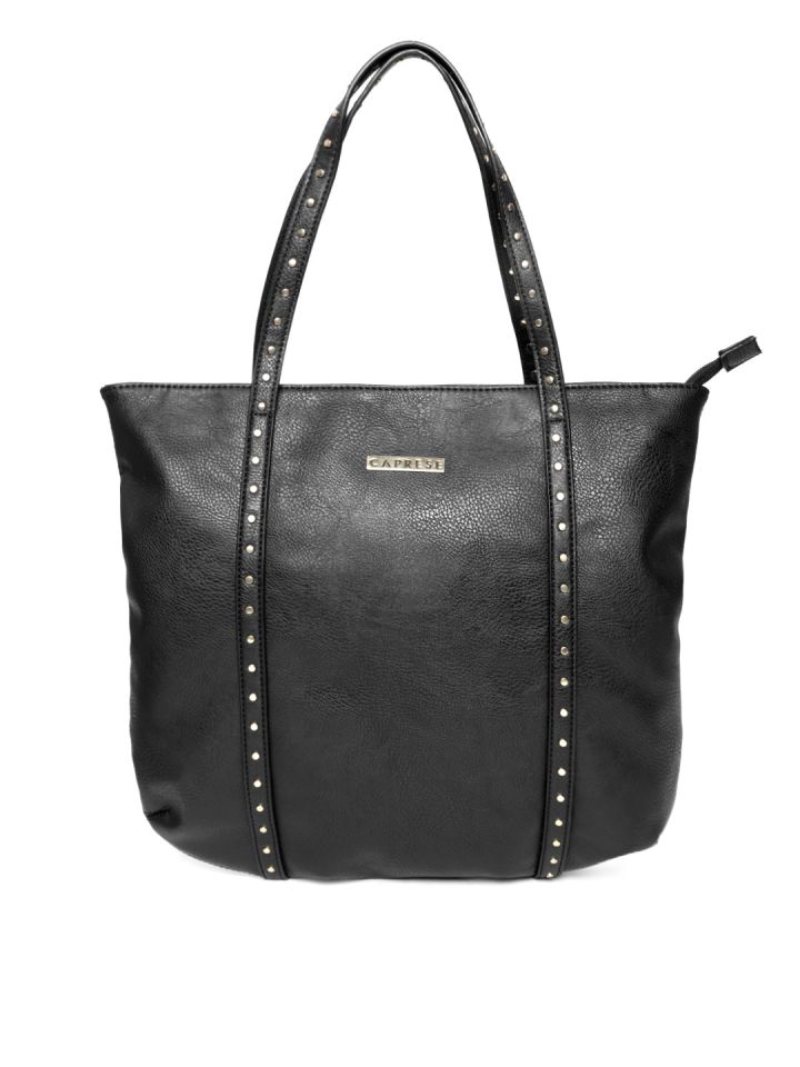 caprese black shoulder bag