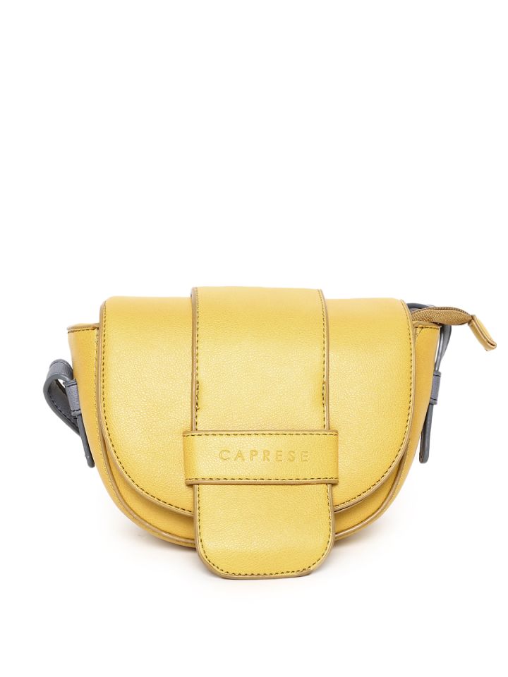caprese yellow sling bag