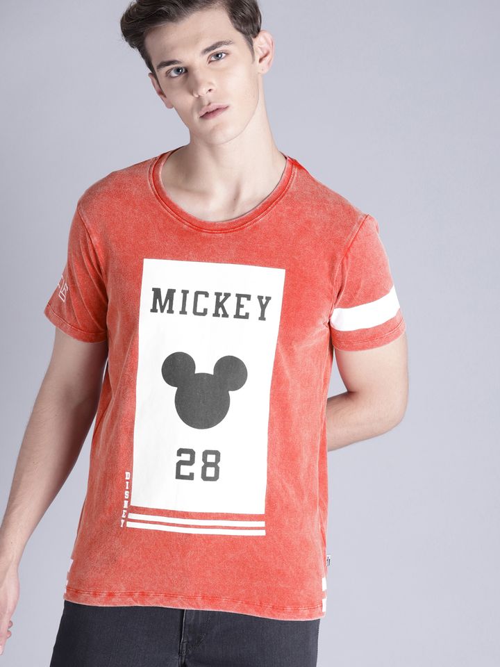 Buy Kook N Keech Disney Men Red Printed 