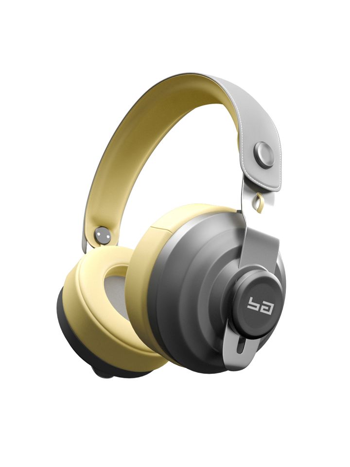 Buy Boult Grey Boost HD Wireless Over Ear Headphones With Mic