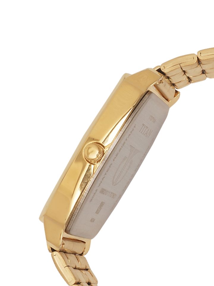 Buy Titan Men Gold Toned Analogue Watch NK1737YM01 Watches for