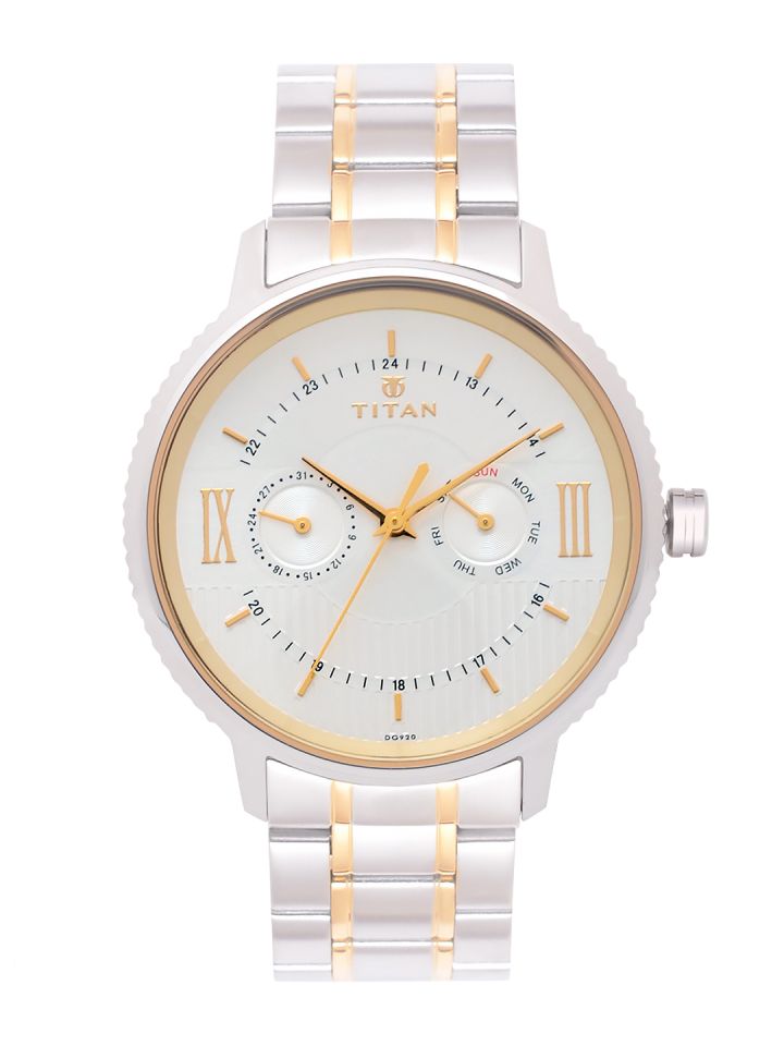 Buy Titan Men Silver Toned Analogue Watch 1743BM01 Watches for