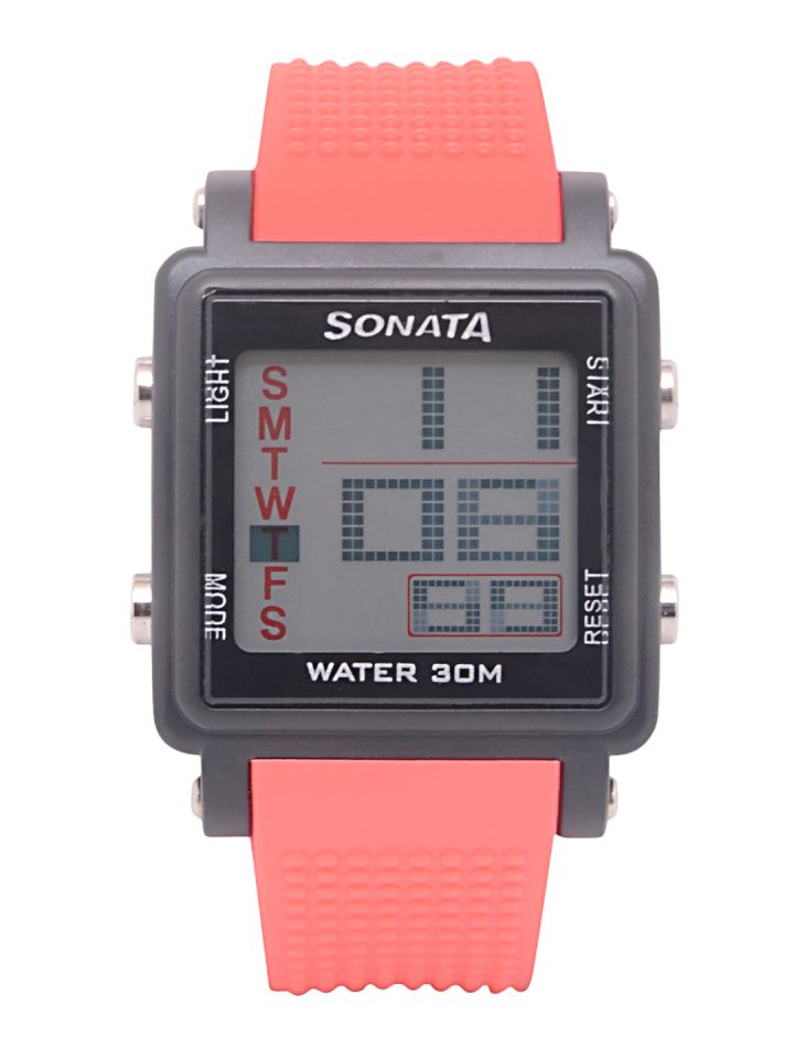 sonata 77034pp01 digital watch