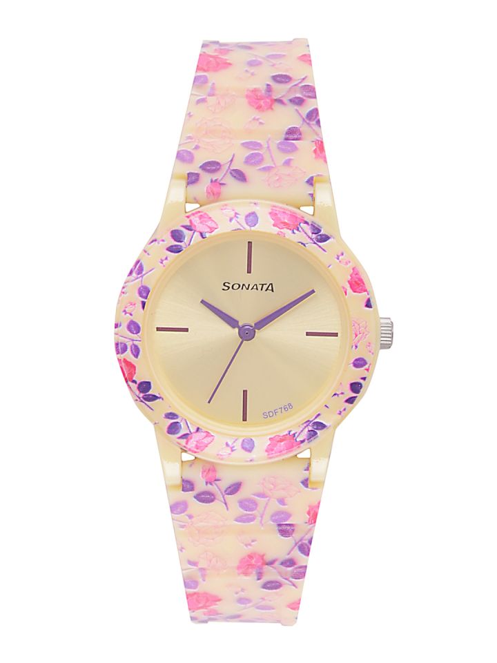 Buy Sonata Women Beige Analogue Watch NK8992PP07 Watches for