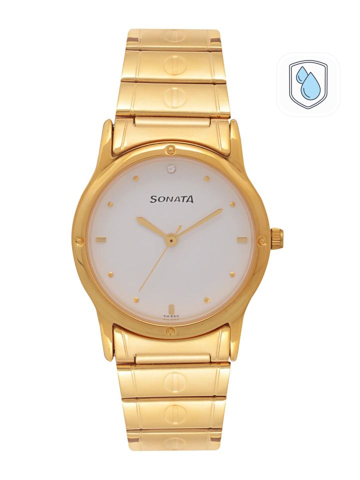 Buy Sonata Men White Analogue Watch NK7023YM01 Watches for Men