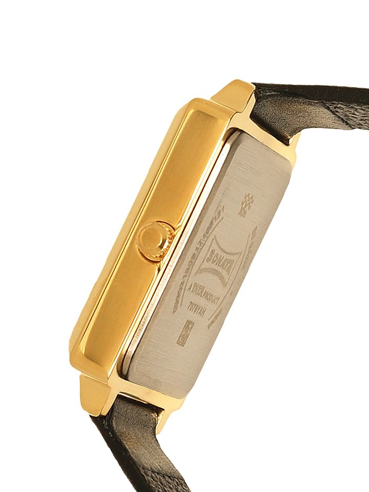 Buy Sonata Men Gold Toned Analogue Watch NK7078YL04 Watches for