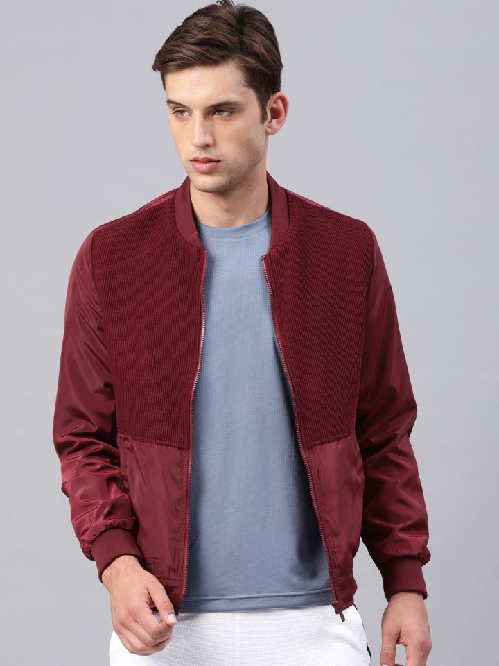 Hrx maroon clearance jacket