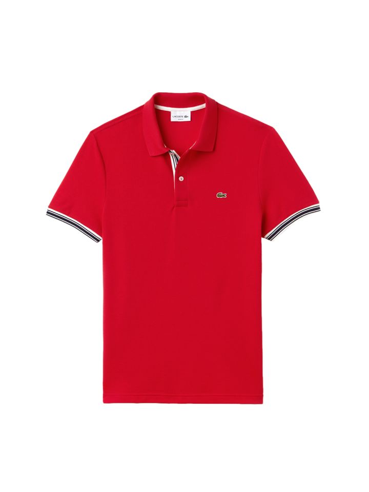 Lacoste red polo t shirt new arrivals