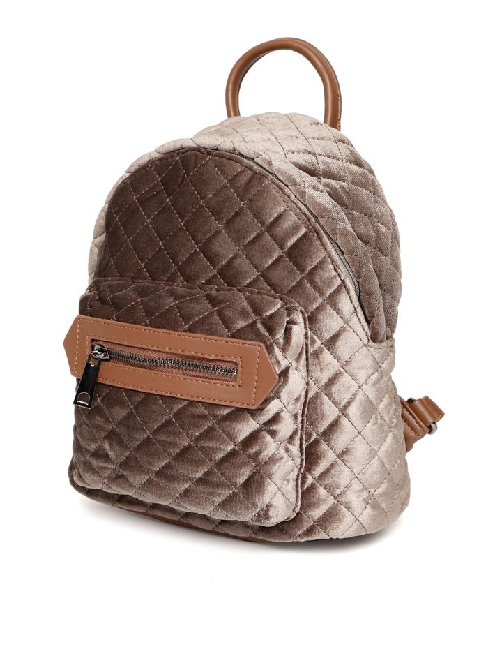 Buy DressBerry Women Brown Quilted 