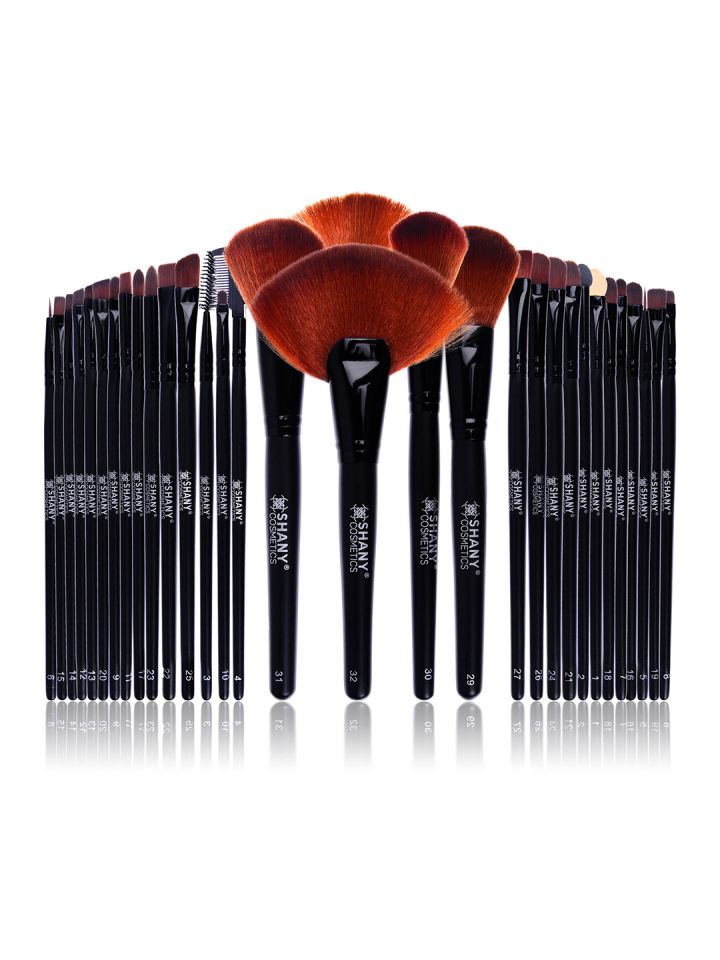 Badger Brush Set With Leather Pouch - Shany Makeup Brush Review Badger Brush Set With Leather Pouch - Shany Makeup Brush Review