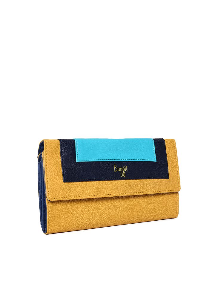 Baggit yellow wallet sales