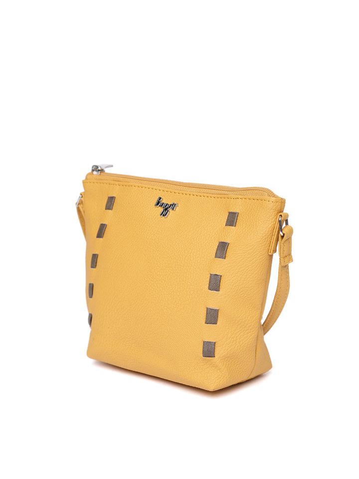 baggit yellow handbag